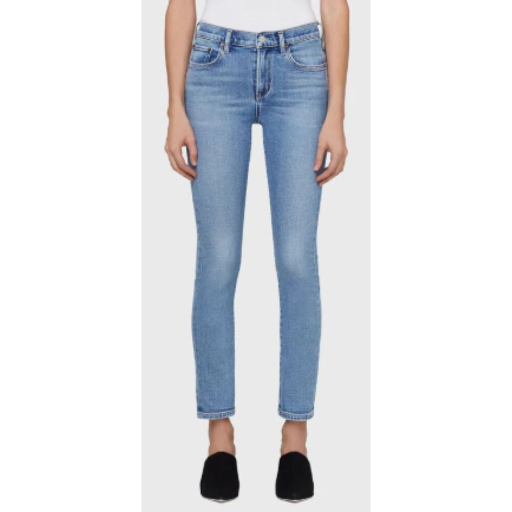 Agolde Toni Mid Rise Jeans 24 Blue Denim Jeans Stretch
